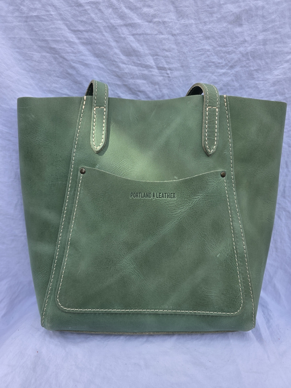 Portland Leather Cucumber Large Juliette